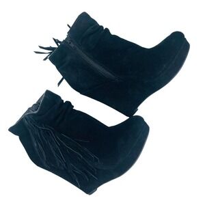 Madden Girl Pancho Leather Fringe Boots